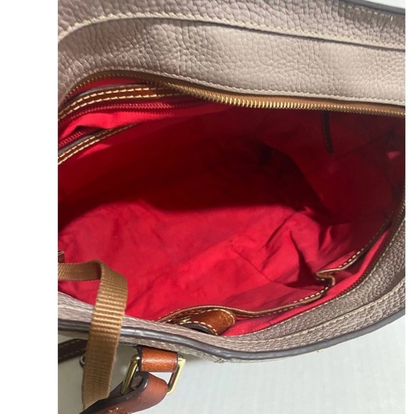 Dooney & Bourke Tan Leather Tote Bag - Picture 11 of 12